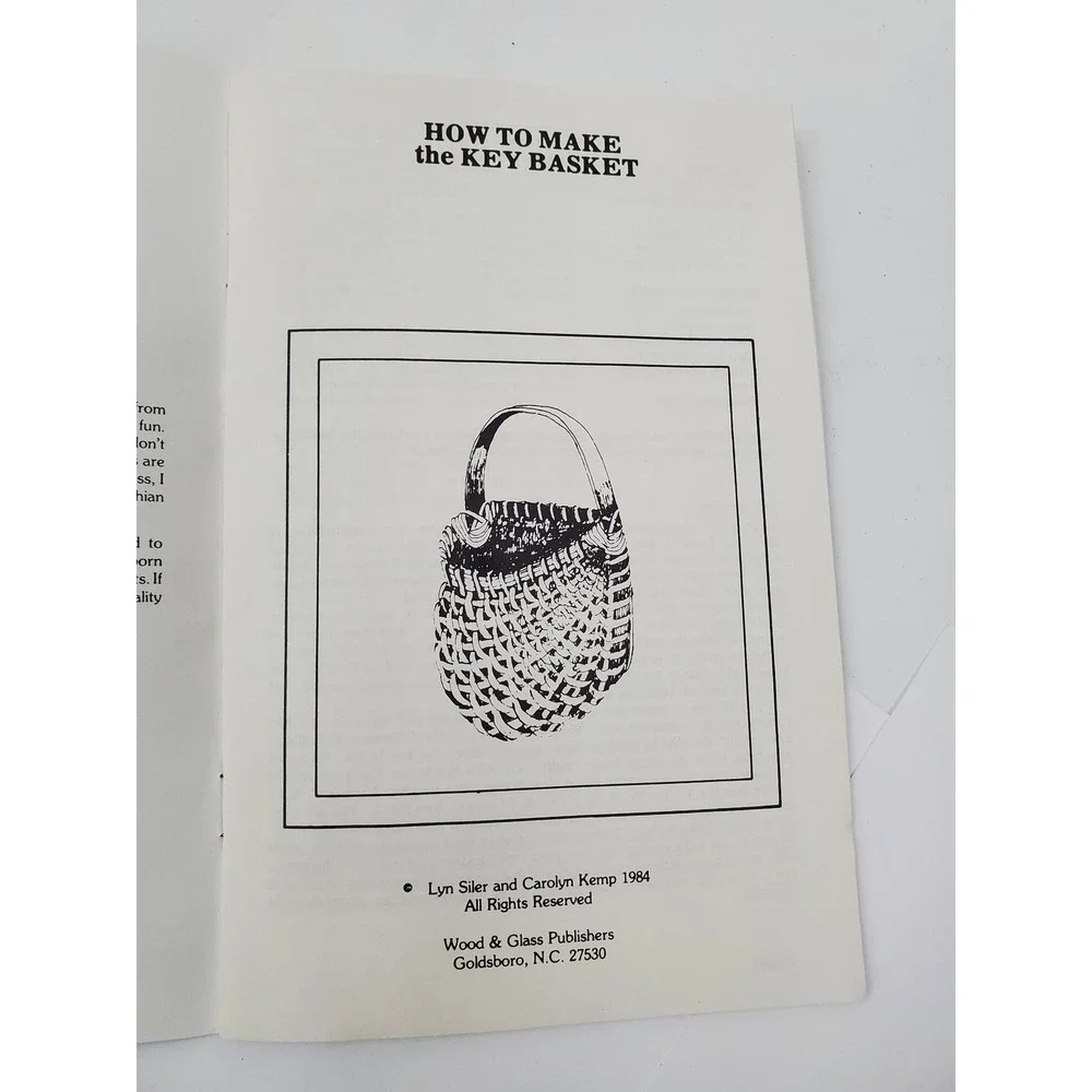 How To Make Baskets Book Three Lyn Siler Carolyn Kemp‎ 1984 Vintage Craft Guide